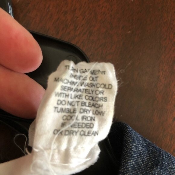 Workshop Republic Clothing Dress Denim with Pockets size Small - Picture 7 of 8